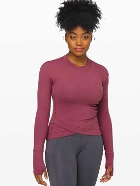 LULULEMON EUC CLOSE TO CROSSING LONG SLEEVE/ RULU/ Plumful